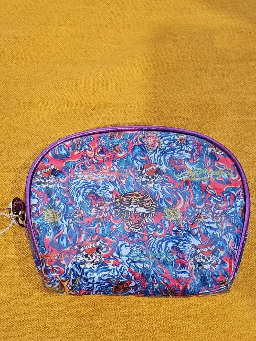Ed Hardy by Christian Audigier Small Cosmetic Case